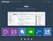 Tablet Screenshot of antram.com
